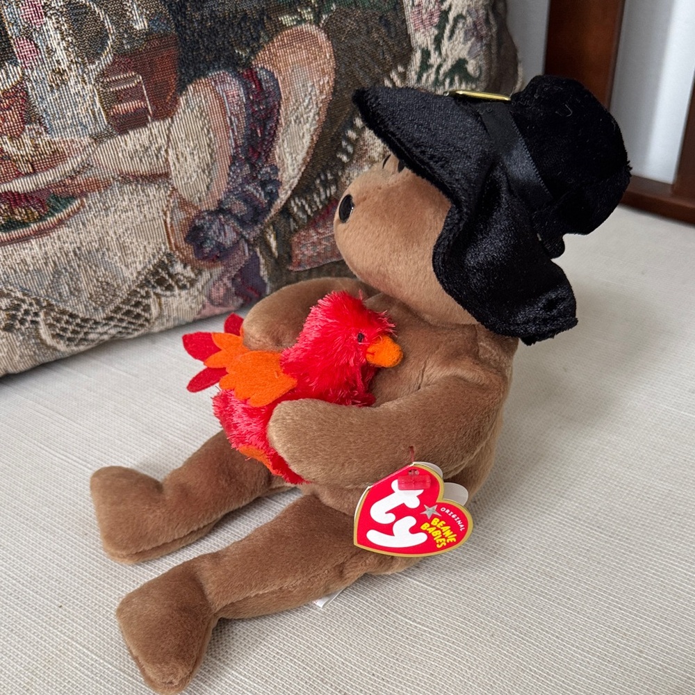 Ty Beanie Baby “Plymouth” the Bear - Picture 2 of 8